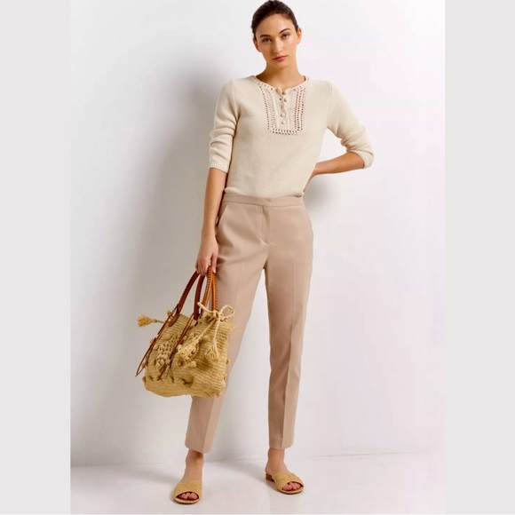 Gerard Darel Emerson Slim Cotton Blend Trousers - Picture 6 of 11